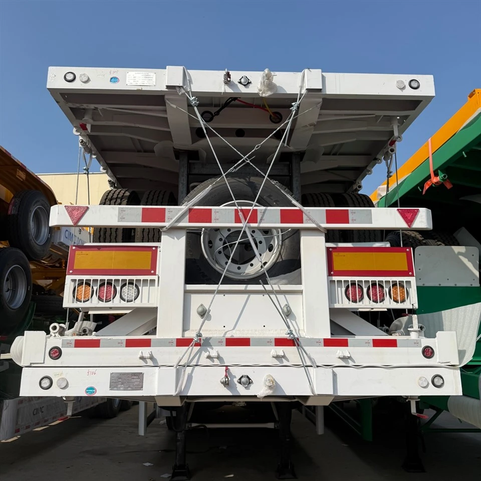 4 Axle Flatbed Container Trailer